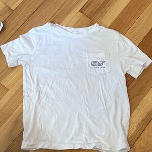 Vineyard Vines White Tee with sea turtle Whale